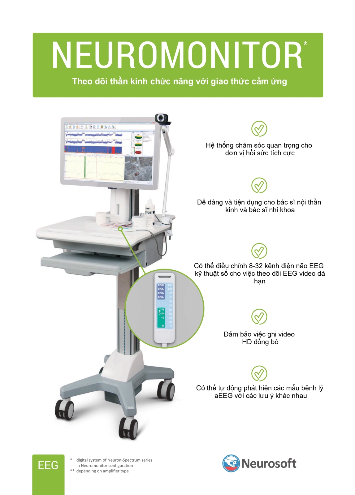 NEUROMONITOR  *  Theo dõi thần kinh chức năng với giao thức cảm ứng